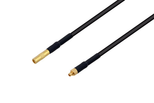 MMCX ジャック 〜 MMCX プラグ ケーブル、LMR-100 同軸、熱収縮チューブ