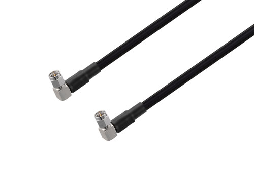 SMA オス 直角 〜 SMA オス 直角ケーブル、LMR-240 同軸