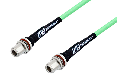 N メス バルクヘッド 〜 N メス バルクヘッド、低損失テストケーブル、PE-P300LL 同軸