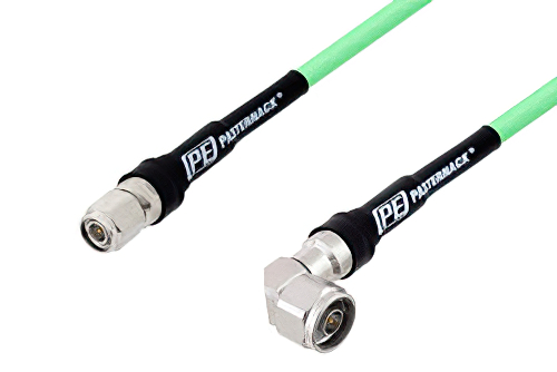 N オス 直角 〜 TNC オス、低損失テストケーブル、PE-P300LL 同軸