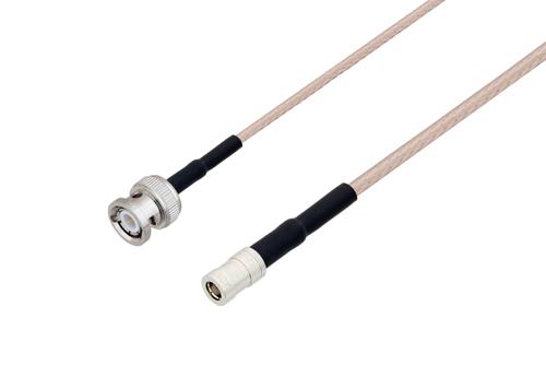 SMB Plug to BNC Male Cable Using RG316-DS Coax