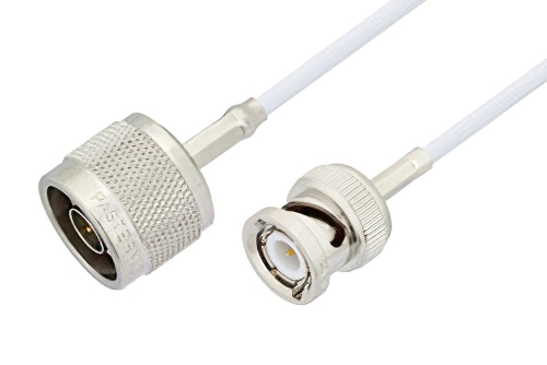 N オス 〜 BNC オス ケーブル、RG188 同軸