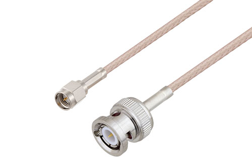 SMA Male to BNC Male Cable Using RG316-DS Coax
