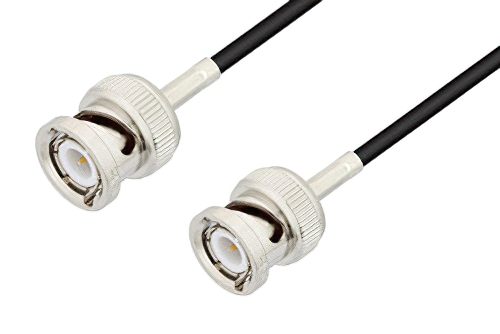 BNC オス 〜 BNC オス ケーブル、PE-B100 同軸