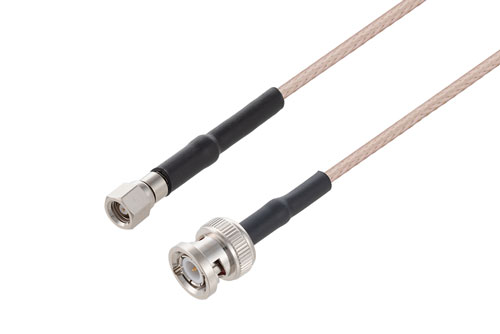SMC Plug to BNC Male Cable Using RG316-DS Coax
