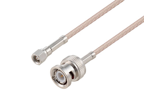 SMC Plug to BNC Male Cable Using RG316-DS Coax