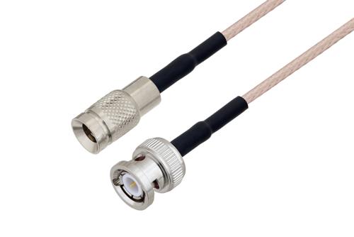 1.0/2.3 Plug to BNC Male Cable Using RG316-DS Coax