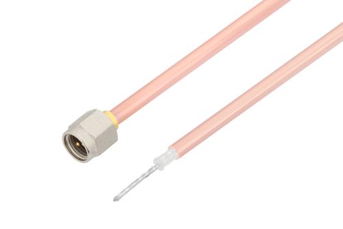 SMA オス 〜 剥ぎ処理済同軸線 雌雄同形 ケーブル、RG402 同軸