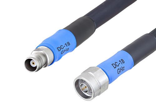 Handheld RF Analyzer Rugged Phase Stable Cable  N オス 〜 TNC メス ケーブル、PE-FF430 同軸