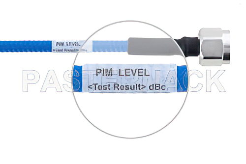Plenum  N オス 〜 7/16 DIN オス、低PIMケーブル、SPP-250-LLPL 同軸、鉛フリーはんだ