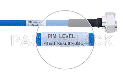 Plenum  4.3-10 オス 〜 7/16 DIN オス、低PIMケーブル、SPP-250-LLPL 同軸、鉛フリーはんだ