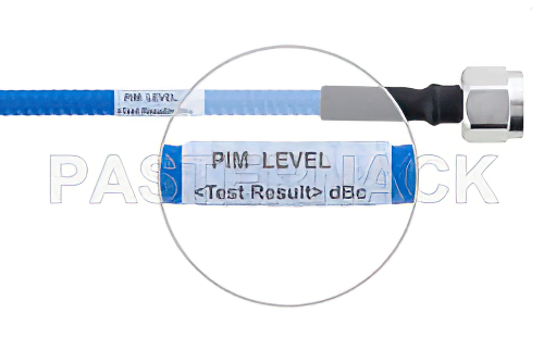 Plenum  N オス 〜 4.3-10 オス、低PIMケーブル、SPP-250-LLPL 同軸、鉛フリーはんだ