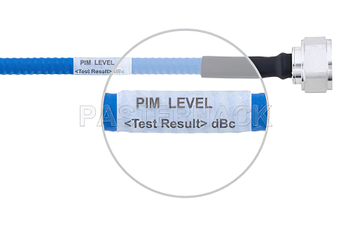 Plenum  4.3-10 オス 〜 4.3-10 オス、低PIMケーブル、SPP-250-LLPL 同軸、鉛フリーはんだ