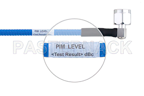 Plenum  N オス 直角 〜 N オス 直角、低PIMケーブル、SPP-250-LLPL 同軸、鉛フリーはんだ