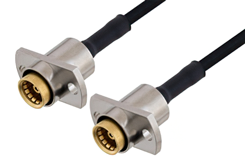 スライドオン BMA ジャック 2ホールパネル 〜 スライドオン BMA ジャック 2ホールパネルケーブル、PE-SR405FLJ 同軸