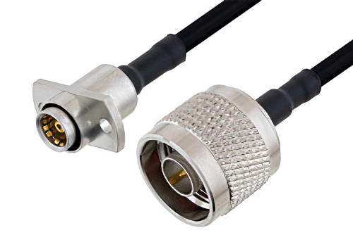 スライドオン BMA ジャック 2ホールパネル 〜 N オス ケーブル、PE-SR402FLJ 同軸