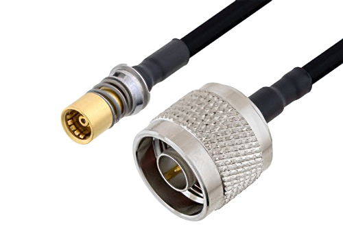 スナップオン BMA ジャック 〜 N オス ケーブル、PE-SR402FLJ 同軸