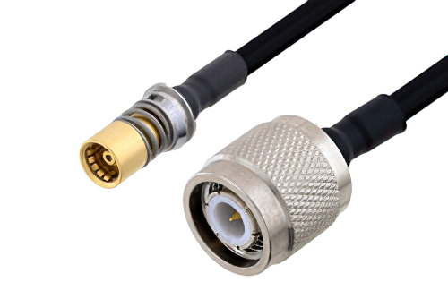 スナップオン BMA ジャック 〜 TNC オス ケーブル、PE-SR402FLJ 同軸