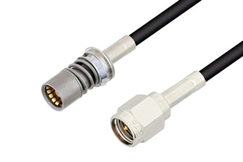 スナップオン BMA ジャック 〜 SMA オス ケーブル、LMR-100 同軸