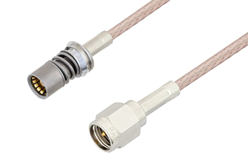 スナップオン BMA ジャック 〜 SMA オス ケーブル、RG316 同軸