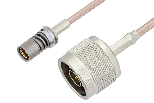 スナップオン BMA ジャック 〜 N オス ケーブル、RG316 同軸