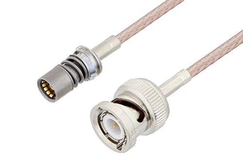 スナップオン BMA ジャック 〜 BNC オス ケーブル、RG316 同軸