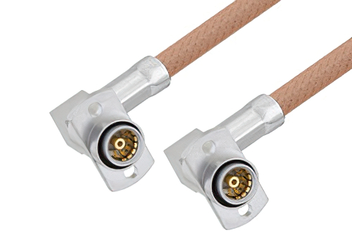 スライドオン BMA ジャック 直角2ホールパネル 〜 スライドオン BMA ジャック 直角2ホールパネルケーブル、RG400 同軸