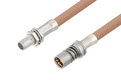 スライドオン BMA プラグ バルクヘッド 〜 スナップオン BMA ジャック ケーブル、RG400 同軸