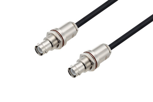 SHV ジャック バルクヘッド 〜 SHV ジャック バルクヘッドケーブル、RG223 同軸