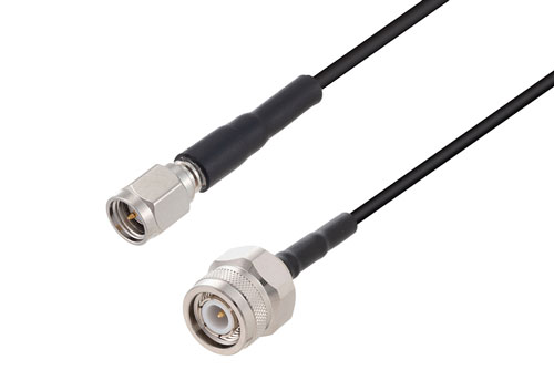 SMA オス 〜 TNC オス ケーブル、PE-C100-LSZH 同軸