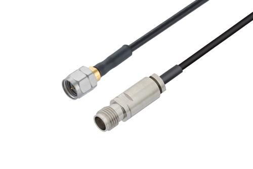 2.4mm オス 〜 2.4mm メス ケーブル、PE-SR405FLJ 同軸