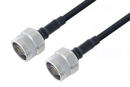 N オス 〜 N オス ケーブル、LMR-200-FR 同軸