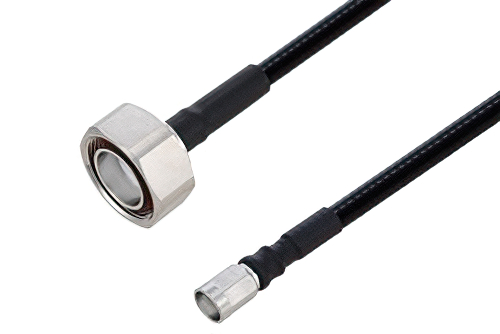 耐火仕様 7/16 DIN オス 〜 NEX10 オス 低 PIM ケーブル、SPF-250 同軸 Times Microwave 製品使用