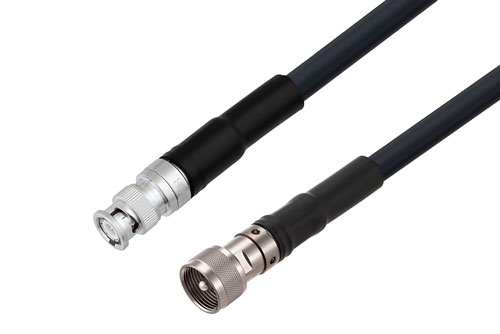 BNC オス 〜 UHF オス ケーブル、LMR-400 同軸