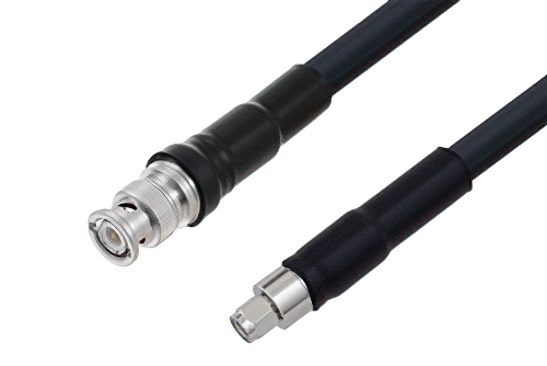 BNC オス 〜 SMA オス ケーブル、LMR-400-DB 同軸