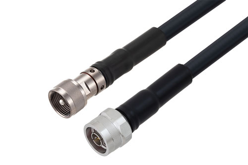 N オス 〜 UHF オス ケーブル、LMR-400 同軸