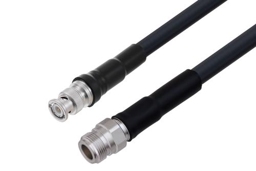 BNC オス 〜 N メス ケーブル、LMR-400-DB 同軸