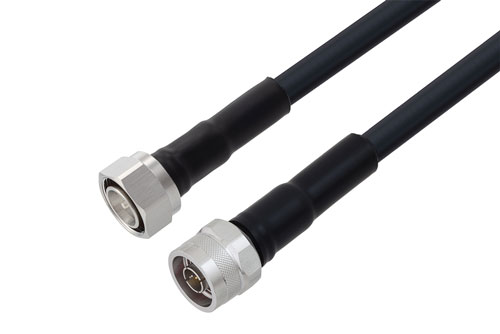 4.3-10 Male to N Male Cable Using LMR-400 Coax