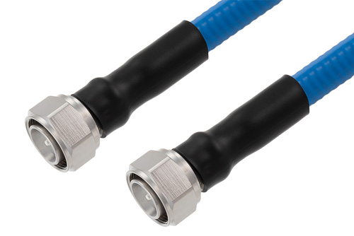 Plenum 4.3-10 Male to 7/16 DIN Male Low PIM Cable Using SPP-500-LLPL Coax Using Times Microwave Parts