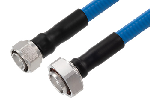 Plenum 4.3-10 Male to N Male Low PIM Cable Using SPP-500-LLPL Coax Using Times Microwave Parts