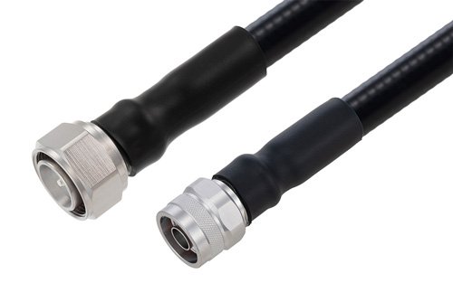 4.3-10 Male to N Male Cable Using SPO-500 Coax , LF Solder