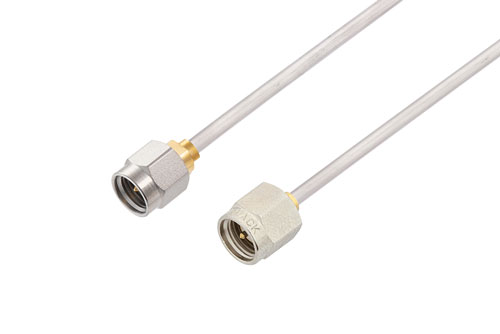 2.92mm Male to SMA Male Cable Using PE-SR405AL Coax