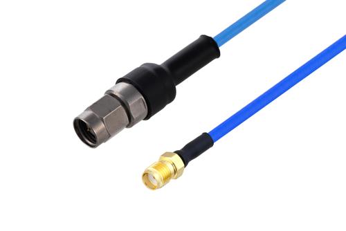 2.4mm Male to SMA Female Cable Using PE-P086 Coax
