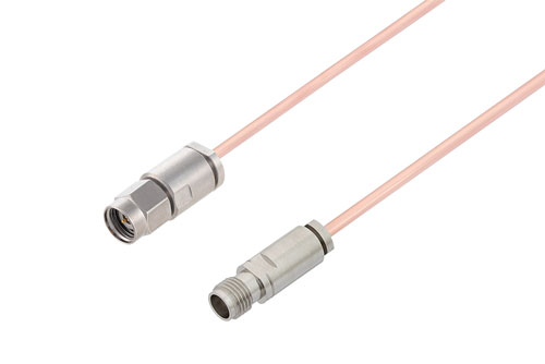 2.4mm オス ～  2.4mm メス, ケーブル RG405 同軸