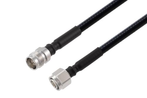 2.2-5 オス ～ 2.2-5 メス 低 PIM ケーブル, 1/4 インチ超フレキ同軸, 鉛フリーはんだ