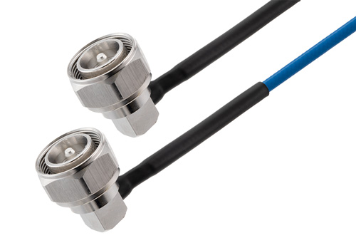 4.3-10 オス 直角 ～ 4.3-10 オス 直角 低PIM ケーブル,  TFT-402 同軸,  Times Microwave 製品