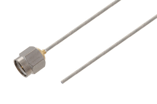 SMA オス ～  カットリード線 テストプローブ, ケーブル PE-SR047FL 同軸