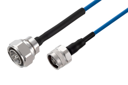 4.3-10 オス ～  N オス 低 PIM, ケーブル TFT-402-LF 同軸, Times Microwave 構成品