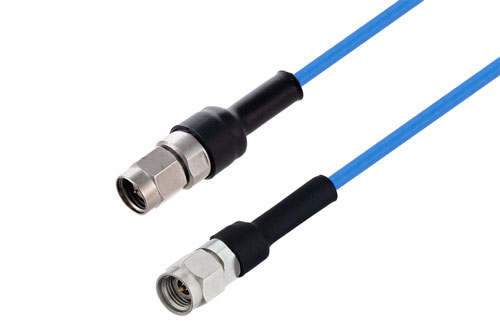 2.4mm オス ～  2.92mm オス, ケーブル PE-P086 同軸, 熱収縮チューブ