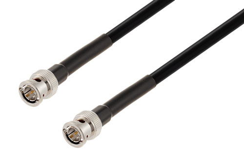 75 Ω BNC オス ～  75 Ω BNC オス 12G SDI, ケーブル 75 Ω 4694R-BK 同軸